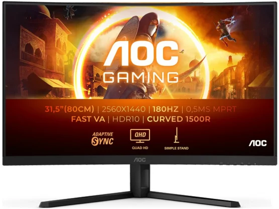 Monitorius AOC CQ32G4VE 31.5" VA 16:9 Curved