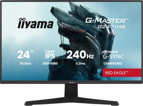 Monitorius Iiyama G-Master G2471HS-B1 Red Eagle 23.8" Fast IPS 16:9