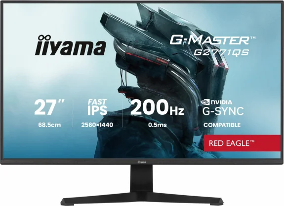 Monitorius Iiyama G-Master G2771QS-B1 27" Fast IPS 16:9