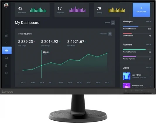 Monitorius Lenovo C24-40 23.8" VA 16:9
