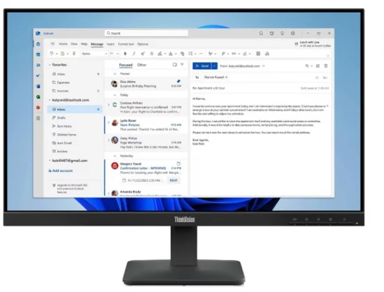 Monitorius Lenovo ThinkVision S24-4e 23.8" IPS 16:9