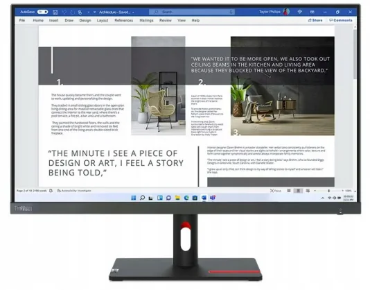 Monitorius Lenovo ThinkVision S27i-30 27" IPS 16:9 Gray