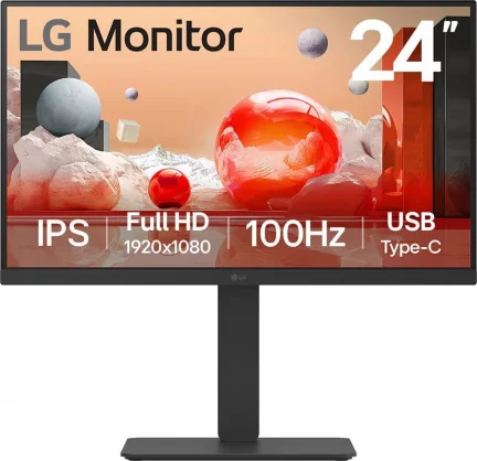 Monitorius LG 24BA750-B 23.8" IPS 16:9
