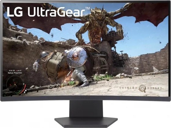 Monitorius LG UltraGear 27GS60QC-B 27" VA 16:9 Curved