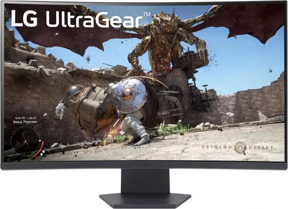 Monitorius LG UltraGear 32GS60QC-B 31.5" VA 16:9 Curved