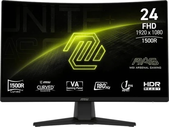 Monitorius MSI MAG 242C 23.6" VA Curve FHD 1ms 180Hz