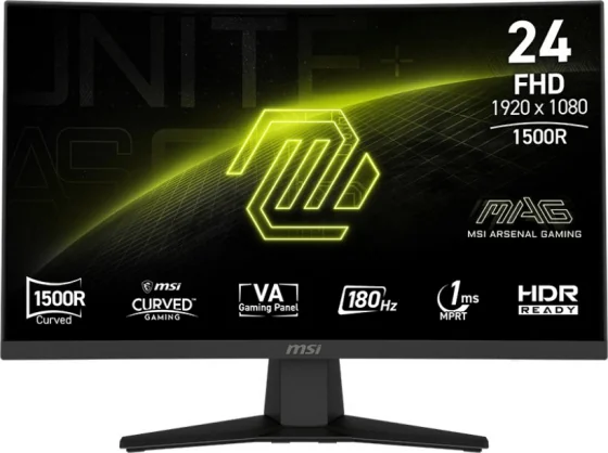 Monitorius MSI MAG 244C 23.6" VA 16:9 Curved