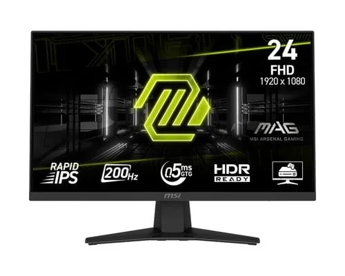 Monitorius MSI MAG 244F 23.6" IPS FHD 200Hz 0.5ms 16:9