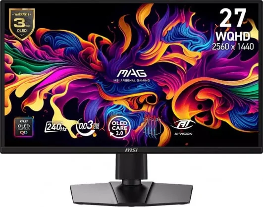 Monitorius MSI MAG 272QP X24 27" QD-OLED 16:9