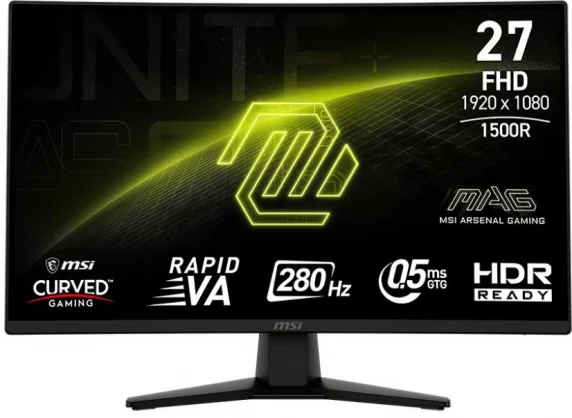 Monitorius MSI MAG 274CXF 27" Rapid VA 16:9 Curved