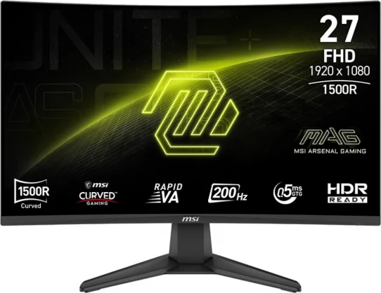 Monitorius MSI MAG 276CF E20 27" Rapid VA 16:9 Curved