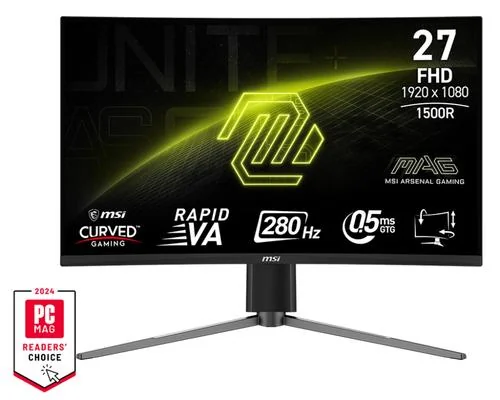 Monitorius MSI MAG 276CPXF 27" Rapid VA 16:9 Curved