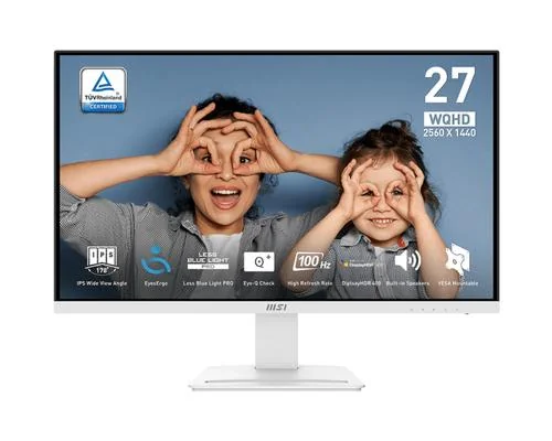 Monitorius MSI MP273QW E2 27" WQHD IPS 100Hz 16:9 White