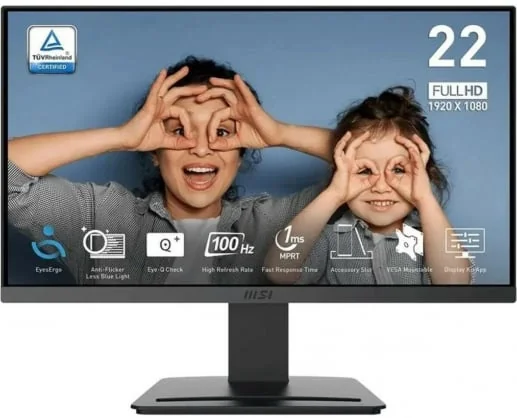 Monitorius MSI PRO MP223 21,45" VA FHD 100Hz 1ms