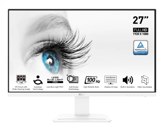 Monitorius MSI Pro MP273AWDE 27" IPS 16:9 White
