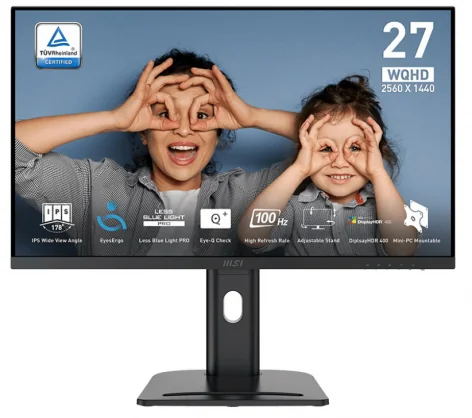 Monitorius MSI Pro MP273QPDE E2 27" IPS 16:9