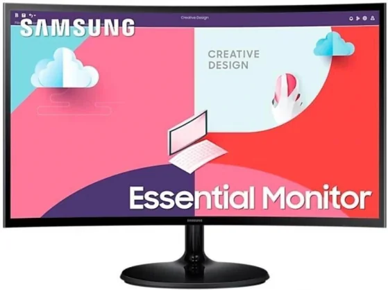 Monitorius Samsung Essential LS27C364EAUXEN 27" VA 16:9 Curved