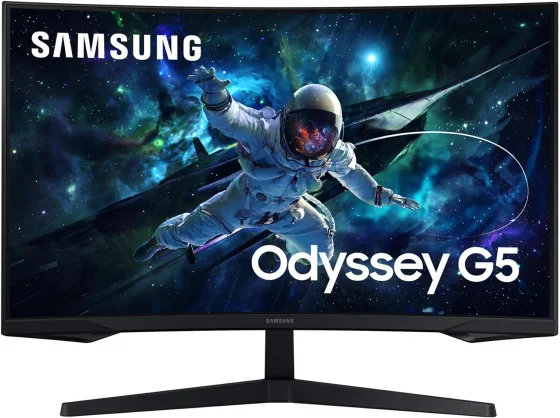 Monitorius Samsung Odyssey G5 LS32CG554EUXEN 32" VA 16:9 Curved