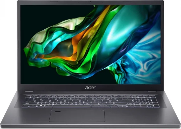 Nešiojamas kompiuteris Acer Aspire 17 A17-51M-558T 17.3 FHD IPS 120U 16GB 512SSD DE W11Pro Gray
