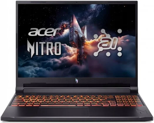 Nešiojamas kompiuteris Acer Nitro V 16 AI 16 180hz 260 16GB 1SSD RTX5070 EN W11 RTX5070 Black