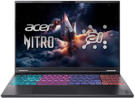 Nešiojamas kompiuteris Acer Nitro V 16S AN16S 180Hz AI 7 350 16GB 1SSD RTX5060 EN W11 NH.QXFEL.001
