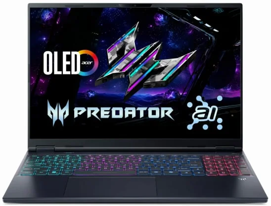 Nešiojamas kompiuteris Acer Predator Helios Neo 16S AI U7-255HX 16GB 1SSD RTX5060 W11 NH.QX9EL.001