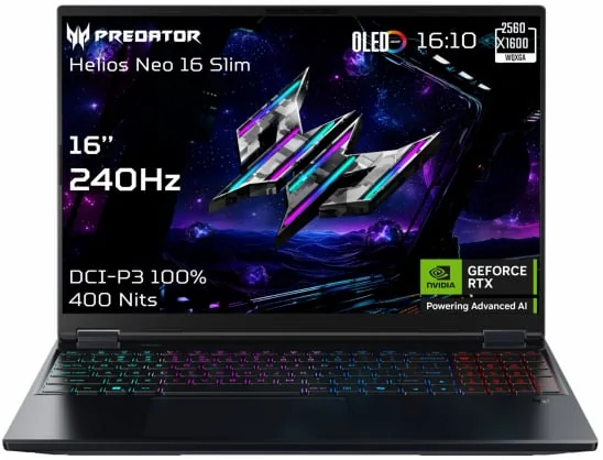 Nešiojamas kompiuteris Acer Predator Helios Neo 16S AI U9-275HX 32GB 1SSD RTX5070Ti NH.QX7EL.002