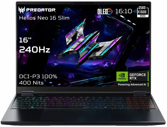 Nešiojamas kompiuteris Acer Predator Helios Neo 16S AI u9-275HX 64GB 1SSD RTX5070Ti NH.QX7EL.003
