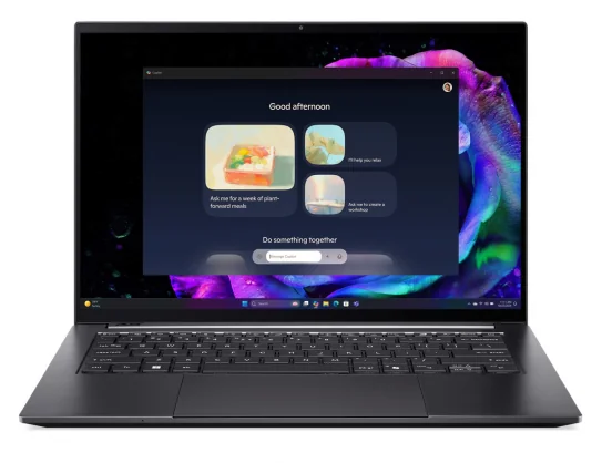 Nešiojamas kompiuteris Acer Swift X14 14.5 OLED 255H 32GB 1SSD RTX5060 EN W11 Graphite
