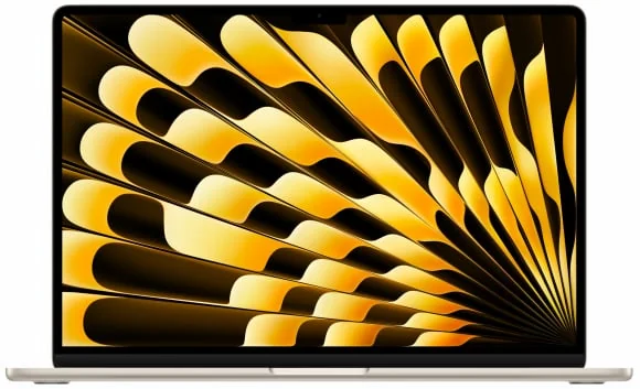 Nešiojamas kompiuteris Apple MacBook Air 15,3 Retina M5 16GB 512SSD EN Starlight MDVD4ZE/ A