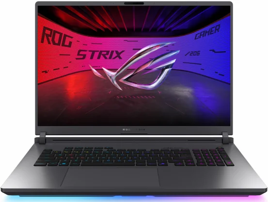 Nešiojamas kompiuteris Asus ROG Strix G18 G815LW-S9106W 240hz U9-275HX 16GB 1SSD RTX5080 W11 Grey