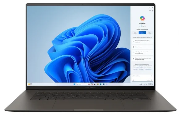 Nešiojamas kompiuteris Asus VivoBook S16 UM5606WA-RK420X 16 120hz HX370 32GB 2SSD EN W11Pro Gray