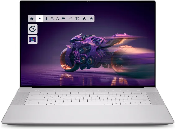 Nešiojamas kompiuteris Dell 16 Premium DA16250 16.3 120hz 255H 16GB 1SSD RTX5050 EN W11Pro Silver