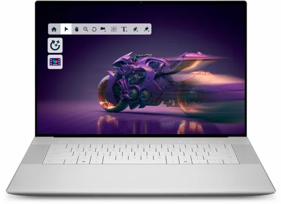 Nešiojamas kompiuteris Dell 16 Premium DA16250 16.3 120hz 285H 32GB 1SSD RTX5060 EN W11Pro Silver