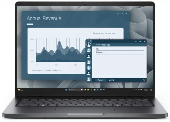Nešiojamas kompiuteris Dell Pro 14 PC14255 14 FHD+ 220 8GB 512SSD EN W11Pro Black