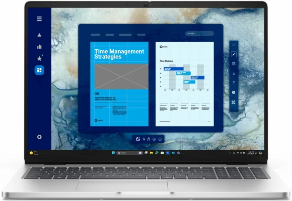 Nešiojamas kompiuteris Dell Pro 16 PC16250 16 FHD+ 255U 32GB 1SSD EN W11Pro Silver