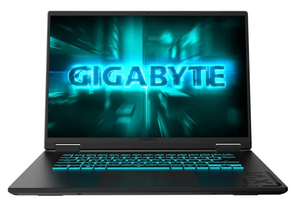 Nešiojamas kompiuteris Gigabyte A16 3VHK3EE893SD 16 165hz 260 16GB 3SSD RTX5060 EN W11 Black