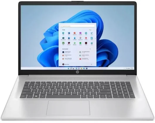 Nešiojamas kompiuteris HP 17-cp3003nw 17.3 FHD IPS 7430U 16GB 512SSD EN W11 Natural Silver