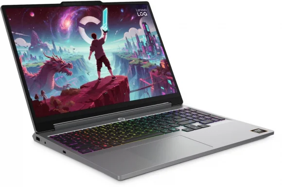 Nešiojamas kompiuteris Lenovo LOQ 15AHP11 IPS 165hz 250 16GB 512SSD RTX5060 EN W11 Grey 83TN0044NT