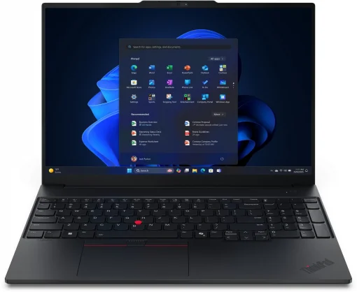 Nešiojamas kompiuteris Lenovo ThinkPad E16 G3 16FHD+ IPS 220 16GB 512SSD EN W11Pro Black 21ST0045PB