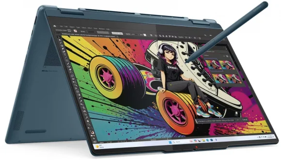 Nešiojamas kompiuteris Lenovo Yoga 7 2-in1 14AKP10 OLED Touch AI 5-340 16GB 512SSD EN W11 83JR00BPNT
