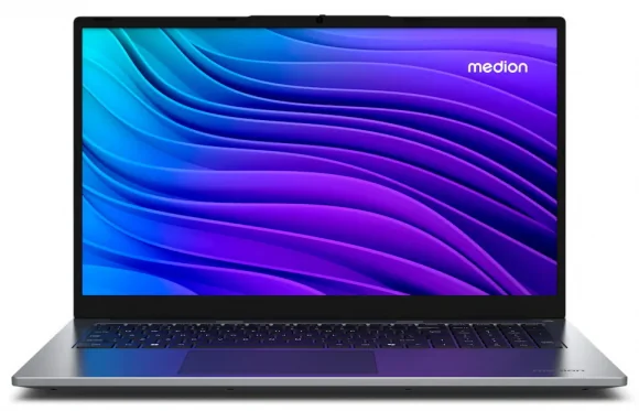 Nešiojamas kompiuteris Medion Akoya E17223 MD62638 17.3 FHD IPS N100 4GB 128SSD EN W11 Gray
