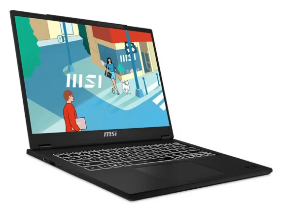 Nešiojamas kompiuteris MSI Modern 14 H D13MG-095PL 14 FHD+ IPS i5-13420H 16GB 512SSD EN W11 Black