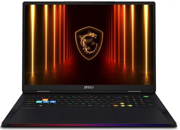 Nešiojamas kompiuteris MSI Raider A18 HX A9WIG-011NL 120Hz R9-9955HX3D 64GB 2SSD RTX5080 W11 Blac