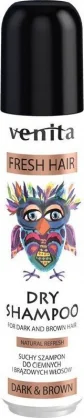 NoName VENITA_Fresh Hair Dry Shampoo dry shampoo for Dark &| Brow hair