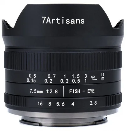 Objektyvas 7Artisans 7.5mm F2.8 II for Sony E