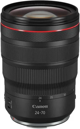Objektyvas Canon RF 24-70mm F2.8 L IS USM objektyvas juodas