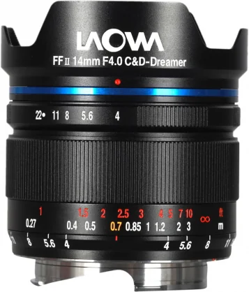 Objektyvas Laowa 14mm f/ 4 FF RL Zero-D for Leica M (Black)