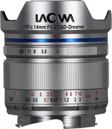 Objektyvas Laowa 14mm f/ 4 FF RL Zero-D for Leica M (Silver)