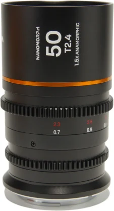Objektyvas Laowa Nanomorph 50mm T2.4 1.5X S35 (Amber) - L Mount